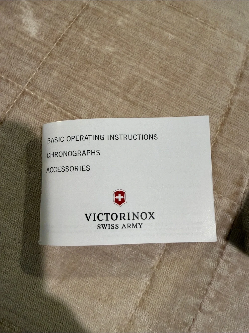 Swiss army victronix watch new in box with black rubber band